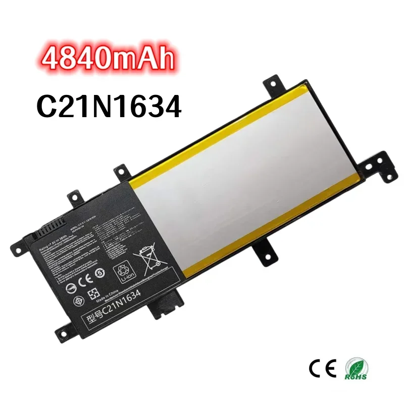 100% original 4840mAh For ASUS C21N1634 FL5900L FL8000U FL8000UF FL8000UN A580U A580B V587U X542U R542U V587U laptop battery