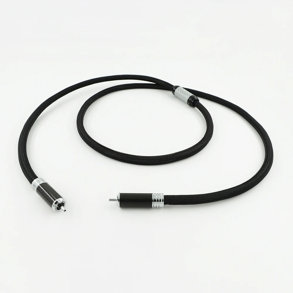 Muttersbach argento puro coassiale 75 Ω subwoofer cavo uscita SPDIF decodifica digitale TV amplificatore di potenza cavo audio 5.1