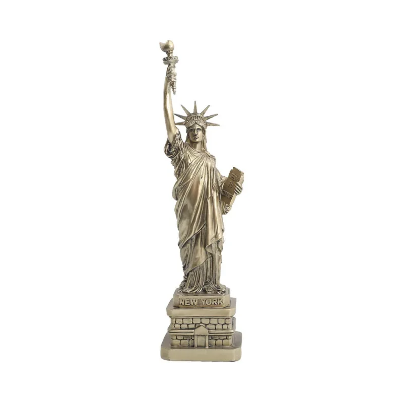 Light Luxury Wine Cabinet Statue Of Liberty Living Room Office Home Interior Creative Oecorative Arts And Crafts, Display Items