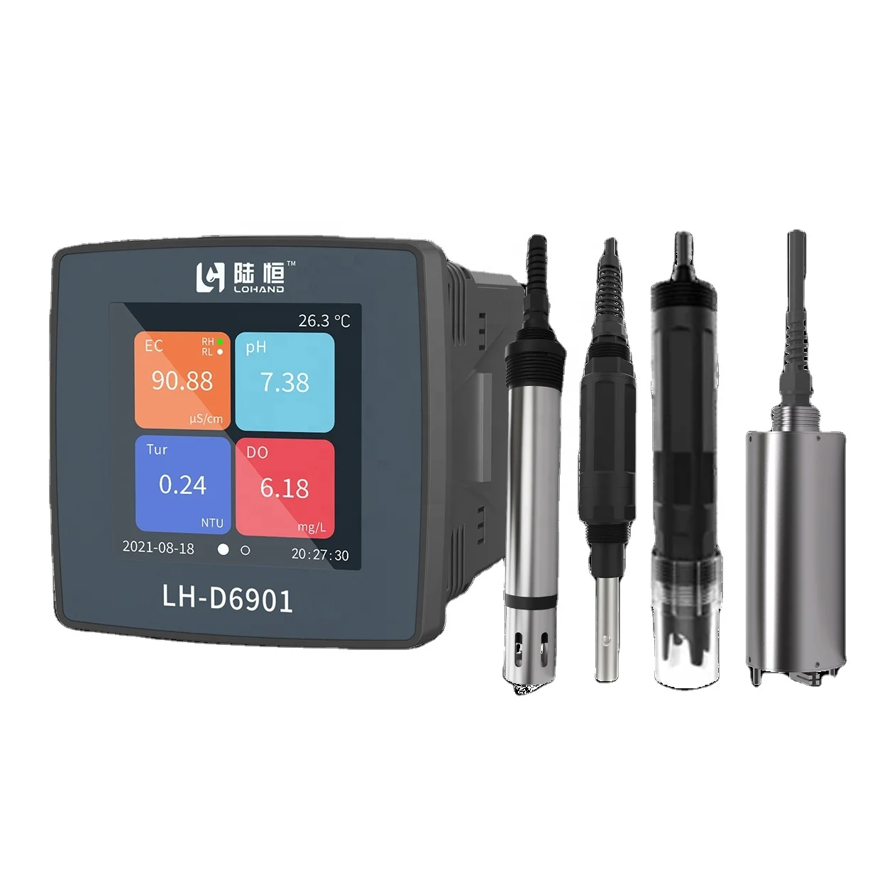 

New Model Multi-parameter Water Quality Analyzer with Universal Online Controller Touch Screen - OEM Available