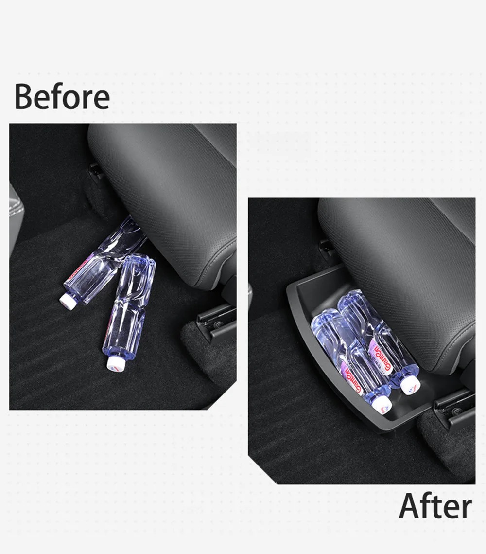 Für Tesla Model Y L 6-Sitzer 2026 Vordersitz-Unterbau-Aufbewahrungsbox Passend für Fahrer und Beifahrer Untersitz-Organizer-Set – Detail 6