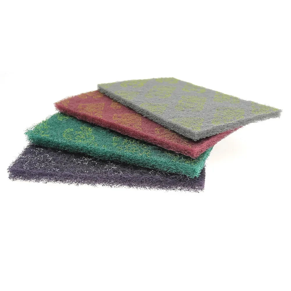 4pcs Very Coarse to Fine Non-woven Cleaning Pads for Kitchen Hardware