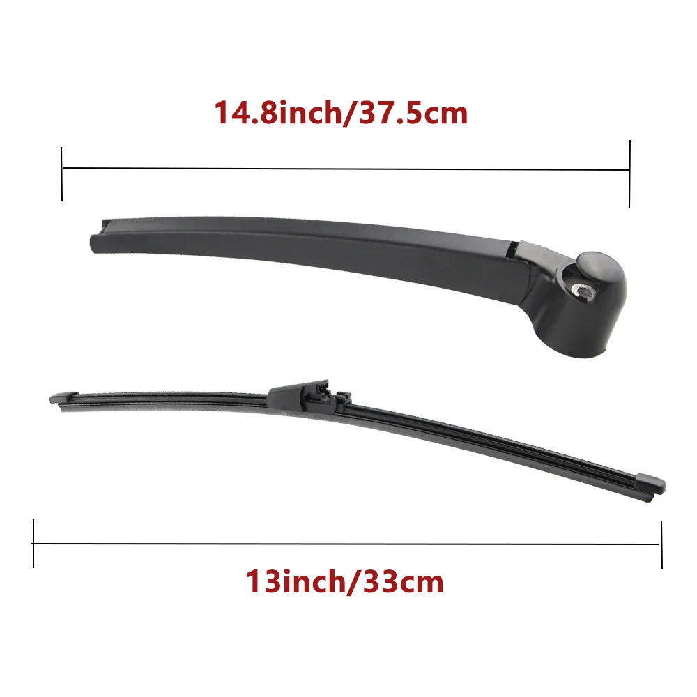 Car Rear Wiper Blade Blades Back Window Wipers Arm For Volkswagen VW GTI 4 Hatchback (2006-2008) 335mm Windscreen Wiper