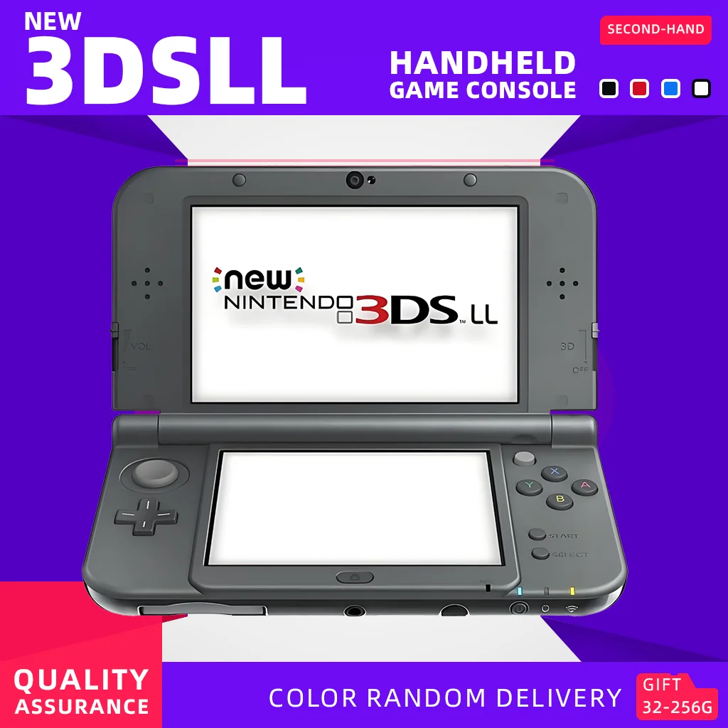 

Original Refurbished New 3DS XL/LL Hot Sale Handheld Game Console Touch Screen LCD Display Cross Keyboard System Console Spot