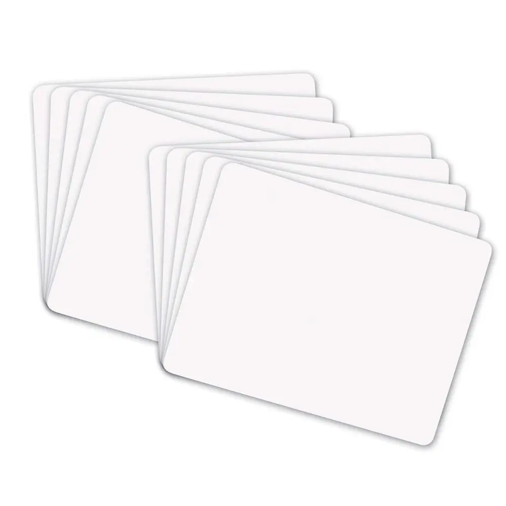 

10-Pack, 9 x 12, Single-Sided Plain Whiteboards by Pacon