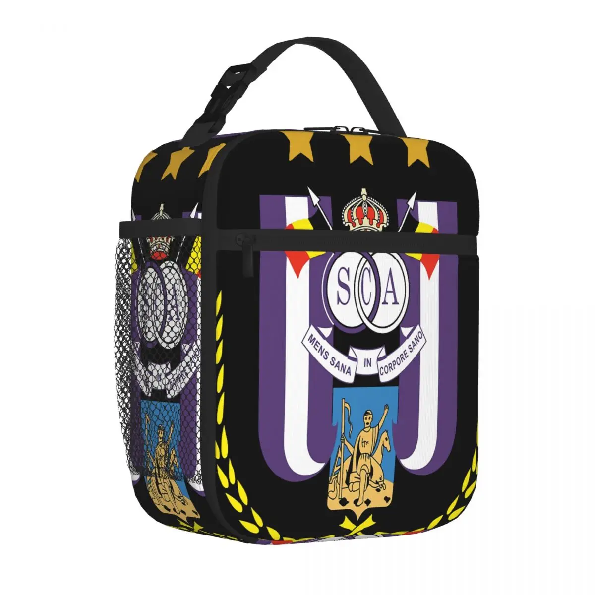 Hot Sale Rsc Anderlecht Graphic Food Storage Bag Business Travel Meal Carry Lunch Bag