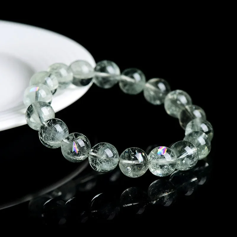 

Rainbow Crystal Bracelet Beaded Bracelet Symbolizing Prosperity Wealth Big Crystal Stone Bracelet Best Jewelry Gift for Women