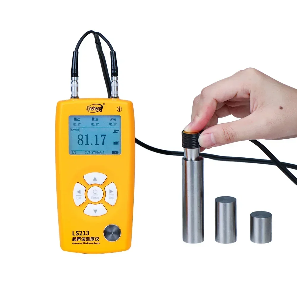 2026/Custom LS213 High Precision Digital Metal Thickness Gauge Steel Pipe Ultrasonic Thickness Gauges