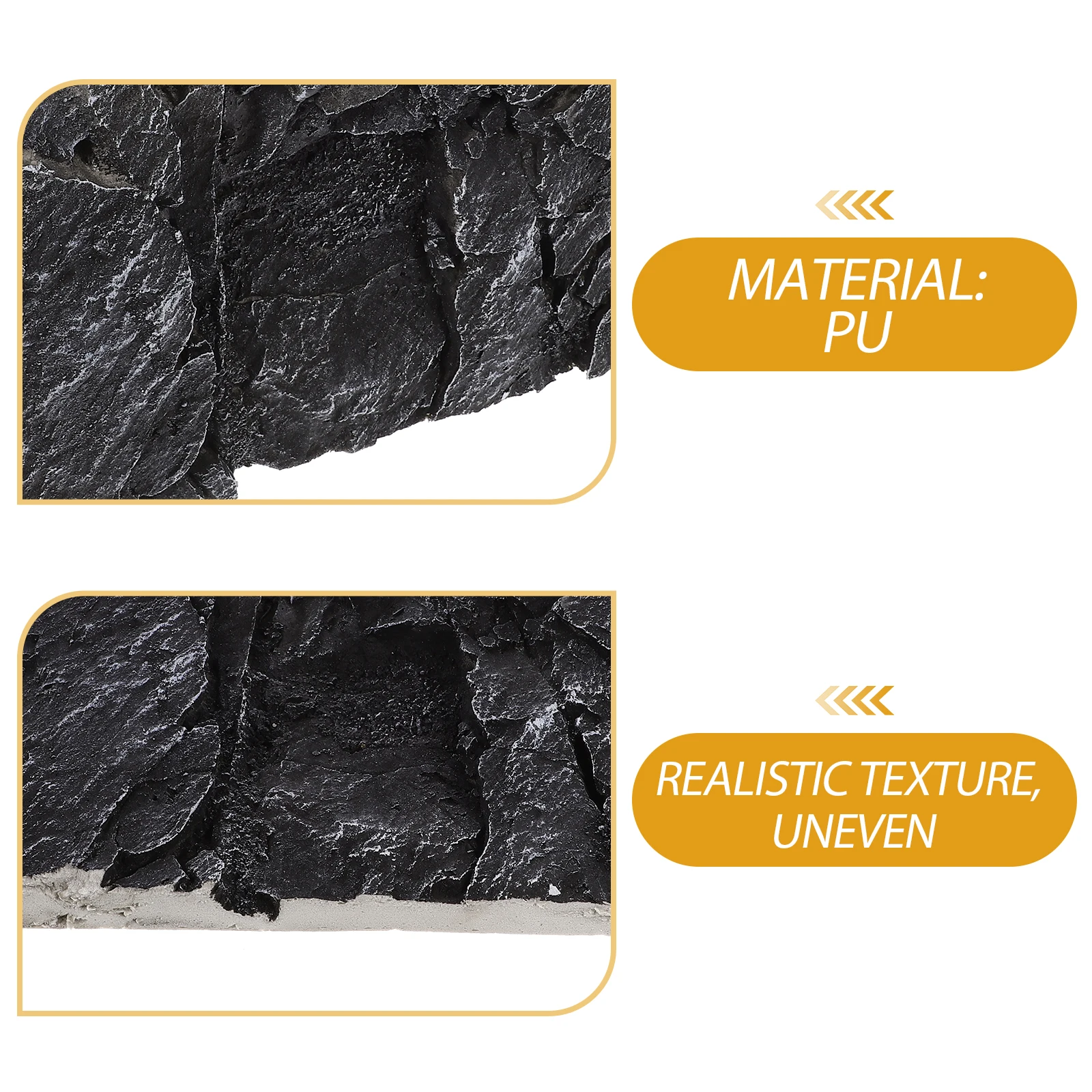 

Rock Decorative Panel 3D Landscape Background Board For Reptile Tank Aquarium Terrarium Fish Turtle Habitat Waterproof