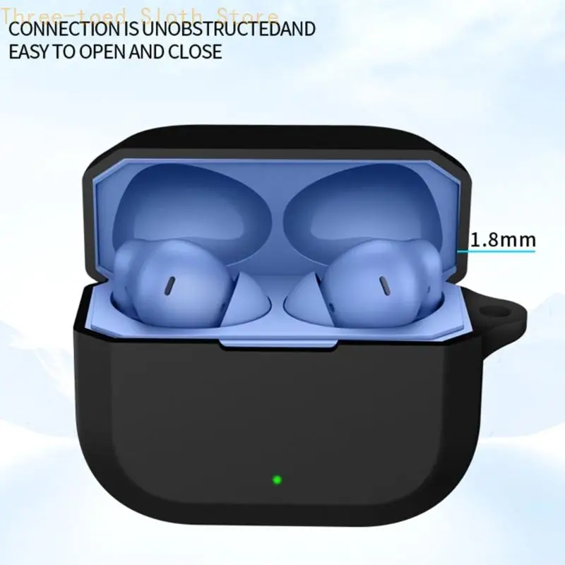 Flexible Ohrhörer-Schutzhülle, stoßfeste Schale, waschbares Gehäuse, Anti-Staub-Hülle, verhindert Eindringen von Schmutz für – Detail 2
