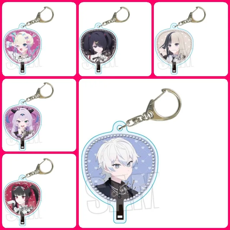 NEEDY GIRL OVERDOSE GAME 6CM Acrylic figure keychain Bag Charms Backpack Pendant Friends Gifts Car Pendant