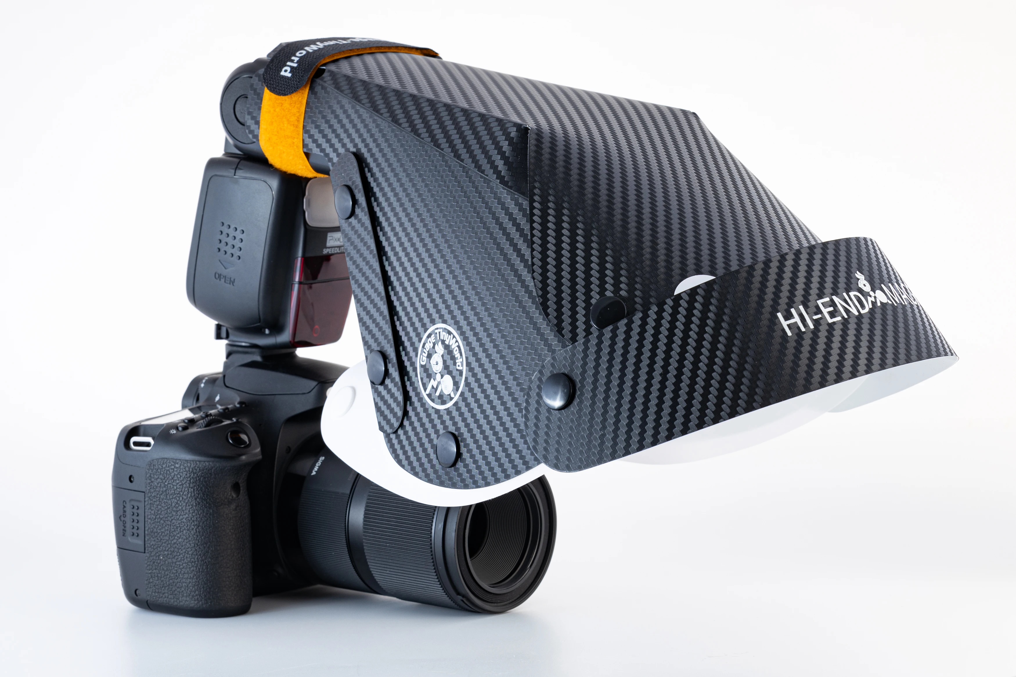 Universele Flitser Diffuser Softbox Speedlight Reflector Snoot Camera Accessoires Voor Macro Lens Schieten, Guage-Small Geüpgraded