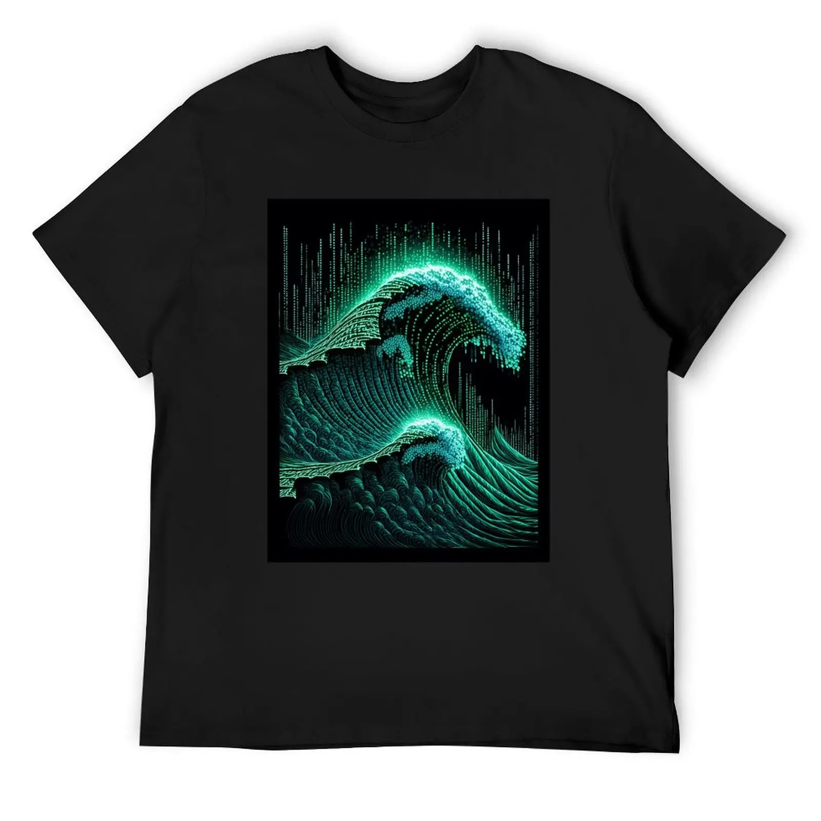 

The Great Wave of Kanagawa Version/4 T-Shirt shirts graphic tee quick-drying mens t shirts casual stylish