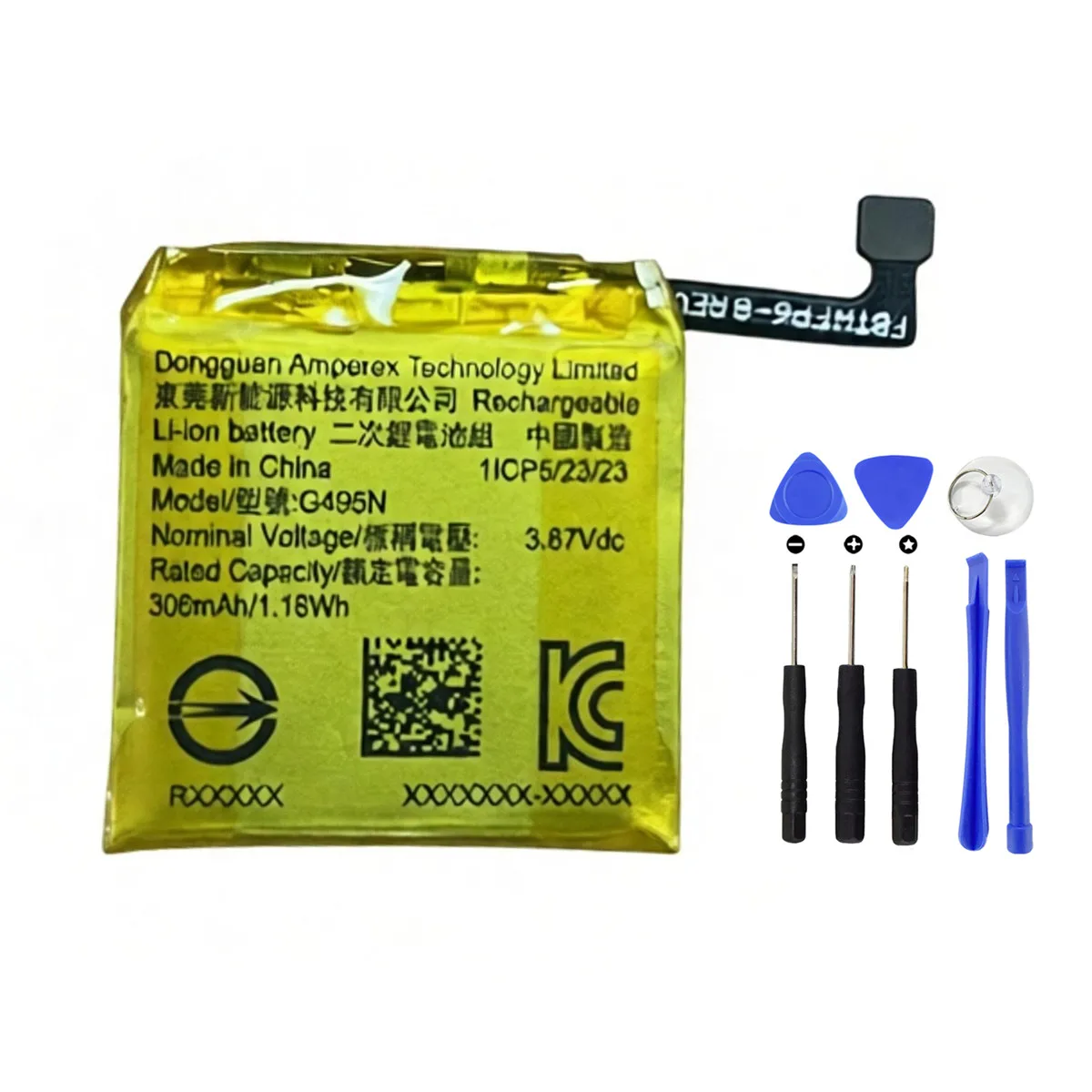 309mAh 422222 Battery For Google Pixel Watch 2 G495N Smart Watch With Tools