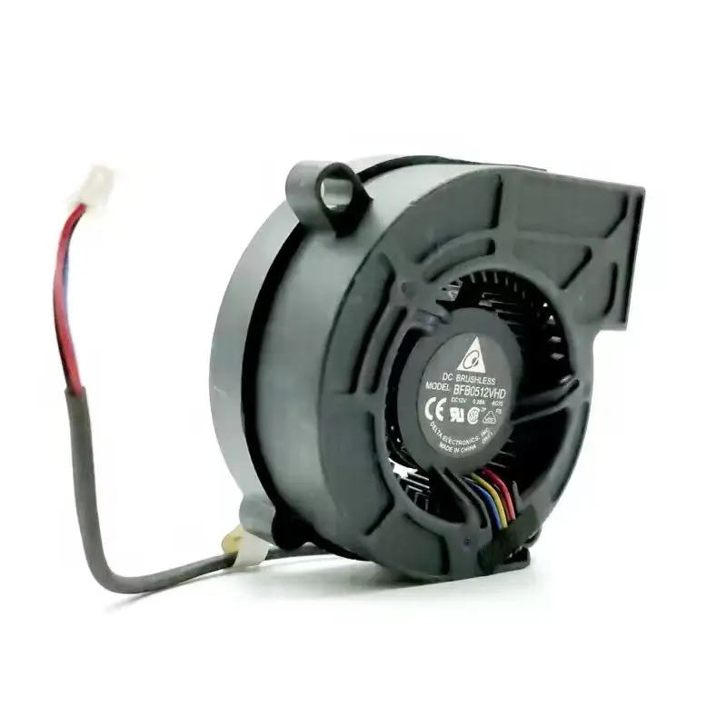 Original for Delta BFB0512VHD 12V 0.28A 50mm 4-Wire PWM Turbo Blower Fan for Projector Cooling & Industrial Applications