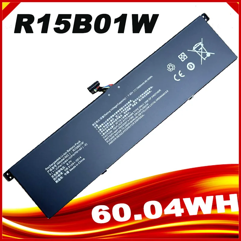 R15B01W New Laptop Battery For Xiaomi Pro 15.6