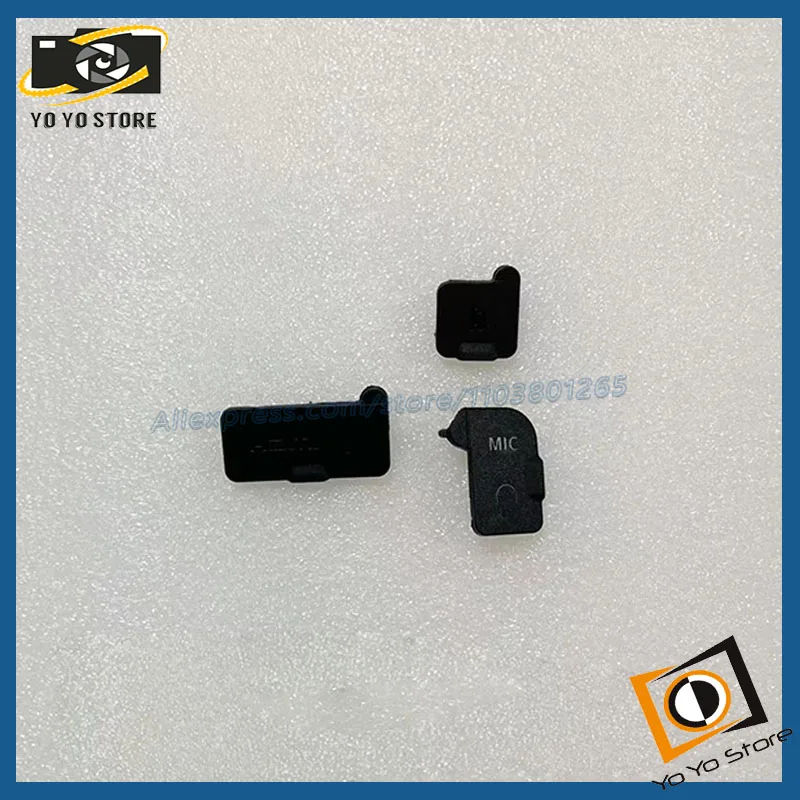 3 unids/set لنيكون D780 USB أغطية جلد HDMI Cubierta Lateral De Goma