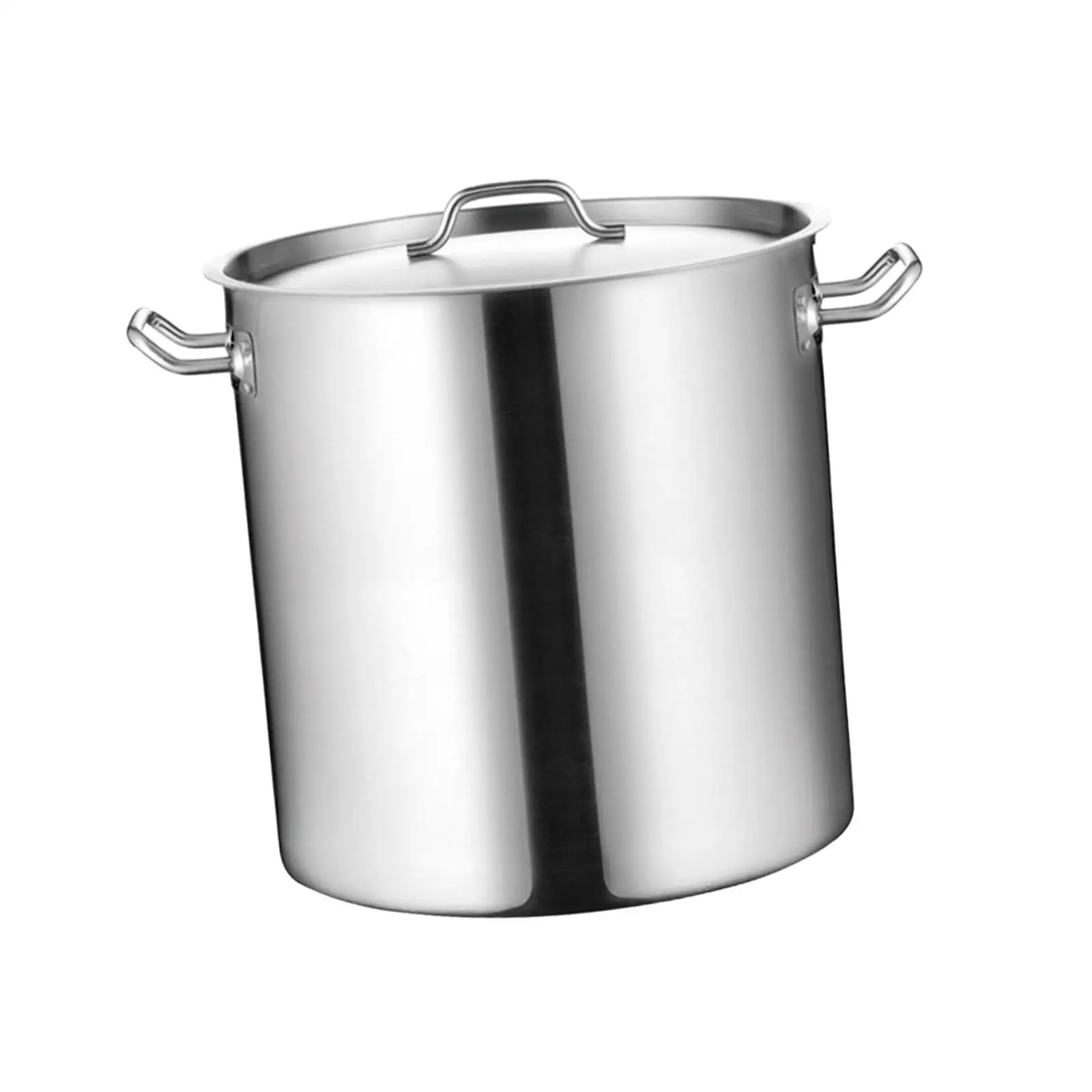 Stockpot Portable Deep Pot with Lid Cooking Pot for Canteens Store Kitchen