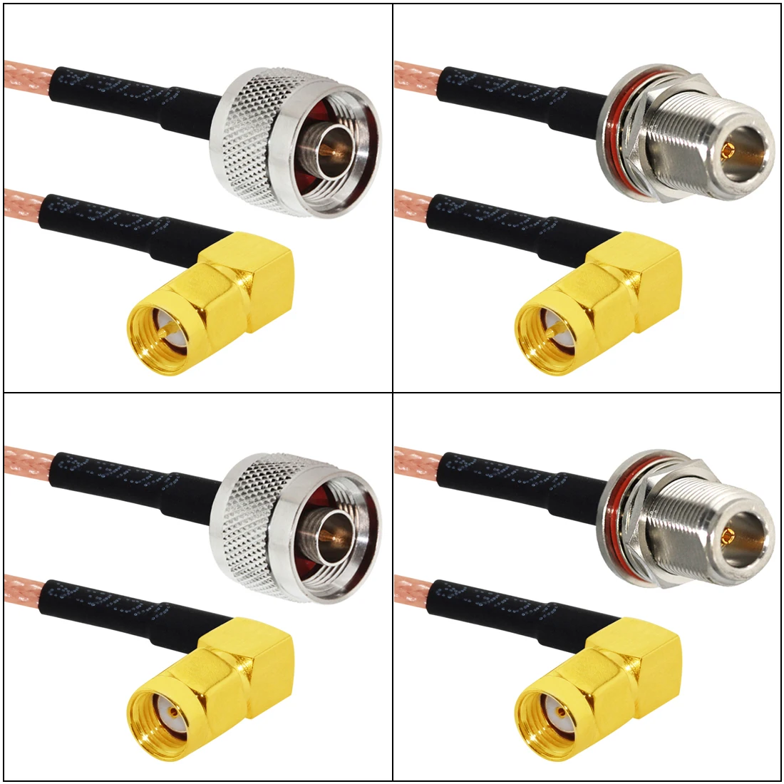 Wireless Antenna Extension Cable SMA Male Female RP To N Plug Jack With Nu Pigtail Adapter RG316 15cm NEW Wholesale