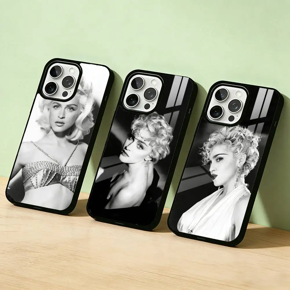 

AAA M-Madonna Phone Case Color Silver Shell For IPhone 17 16 15 14 13 12 11 Pro Max Plus