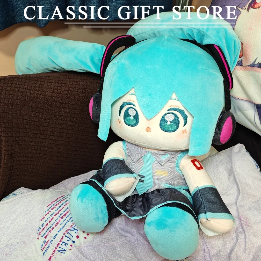 オリジナル漫画アニメミク綿ぬいぐるみフィギュア座っている人形ルーム枕ソフトハンドパペットおもちゃ装飾ふふ誕生日ギフト