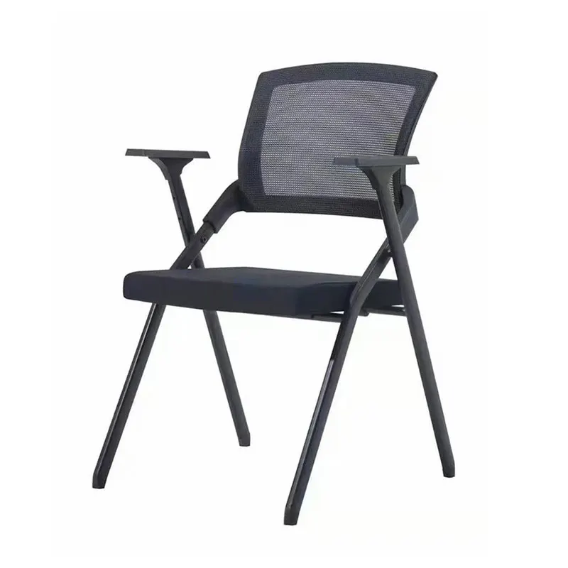 

Foldable Conference Room Training Chair Modern Meeting Chair Office Visitor Waiting Guest Chair Without Wheels