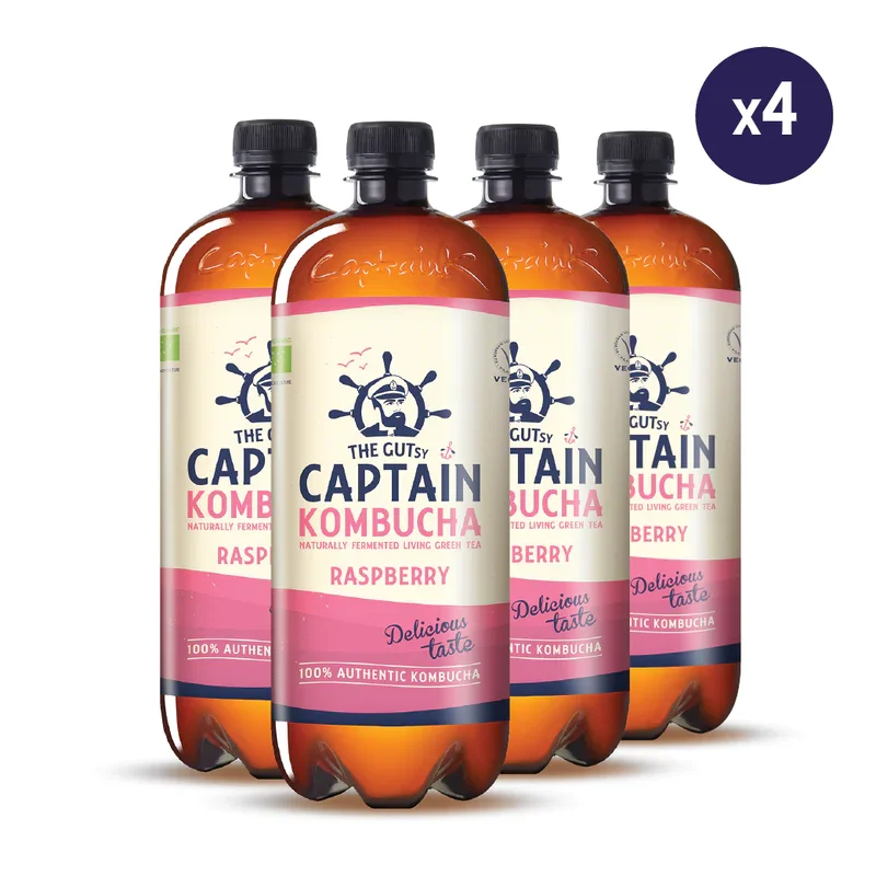 Kombucha various flavors 400ml pack of 4 units natural fermented drink gluten-free captain kombucha #2