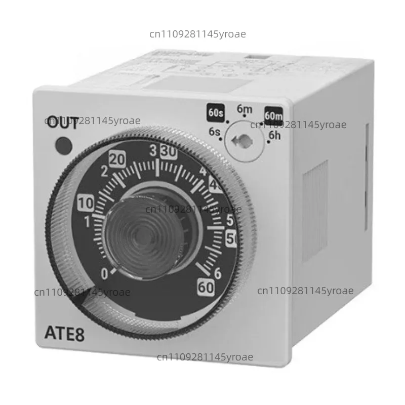 Digital Multi-Function Timing Counter Dual Signal Output Time Control Instrument Analog Dial Adjustable Timer
