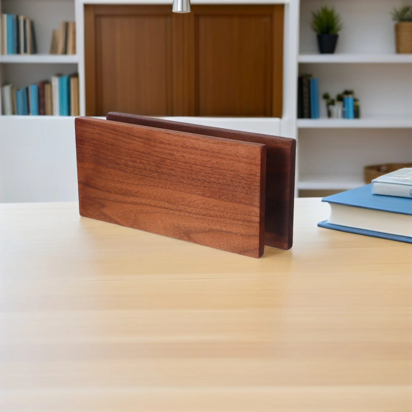 

2Pcs Walnut Wood Plywood Blanks Solid Grain 20x10cm Thick DIY Craft Boards Furniture Projects Hardwood Boards Walnut Plywood