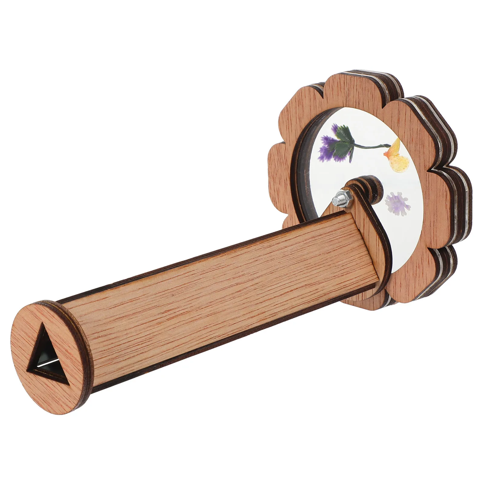 

Kids Kaleidoscope Wooden Educational Children Accessory Portable Fun Visual Development Plaything Child Gift Early Learning