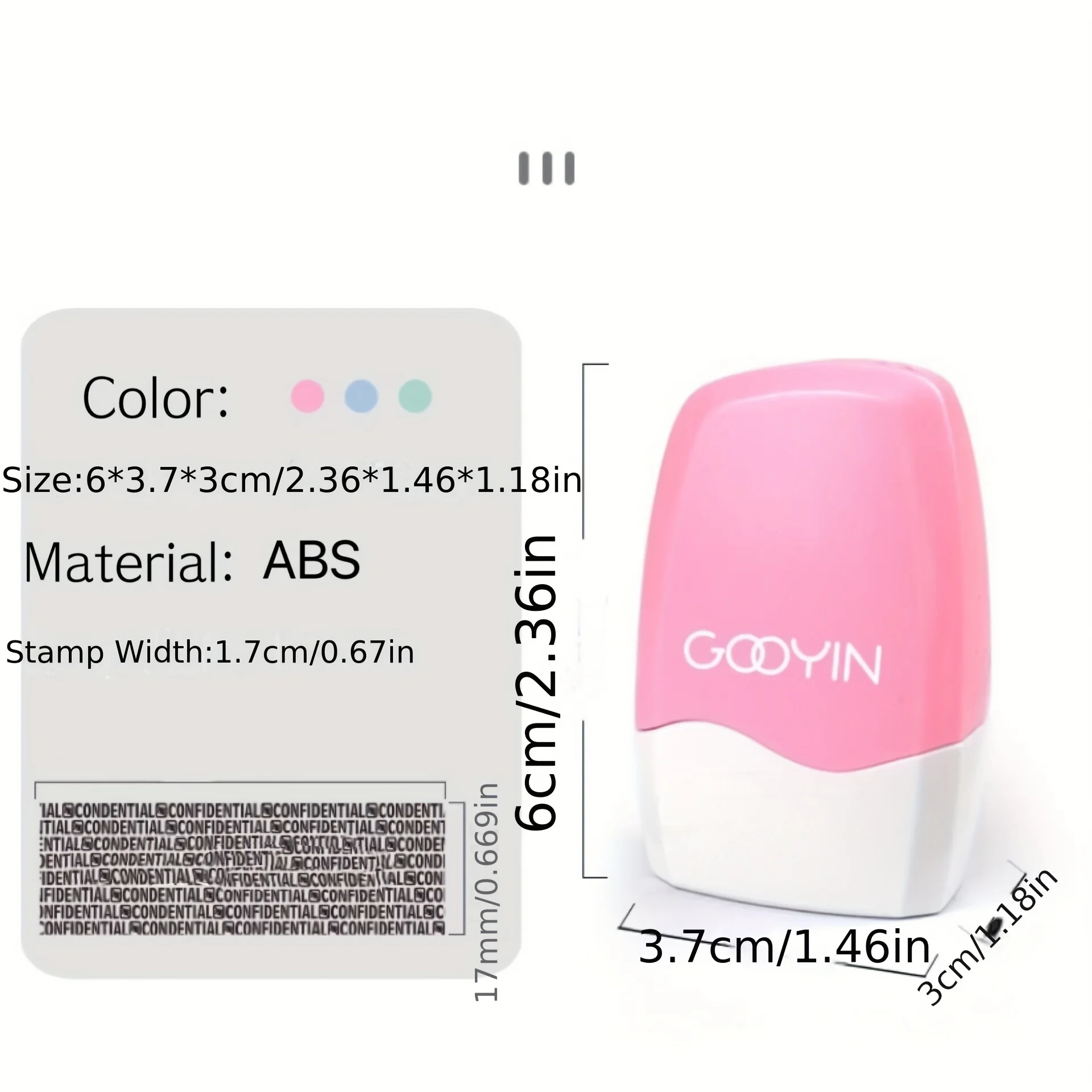 Segel Perlindungan Privasi - Penggulung Multi-Fungsional, Cocok untuk Dokumen, Tagihan, Informasi Keuangan, Satu Gulungan, Segel dengan Aman