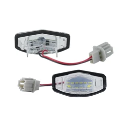 LED License Number Plate Light White For Honda Civic 01-15 Accord 4D 03-17 Odyssey 00-04 Pilot 03-08 Acura MDX RL TSX RDX TL ILX
