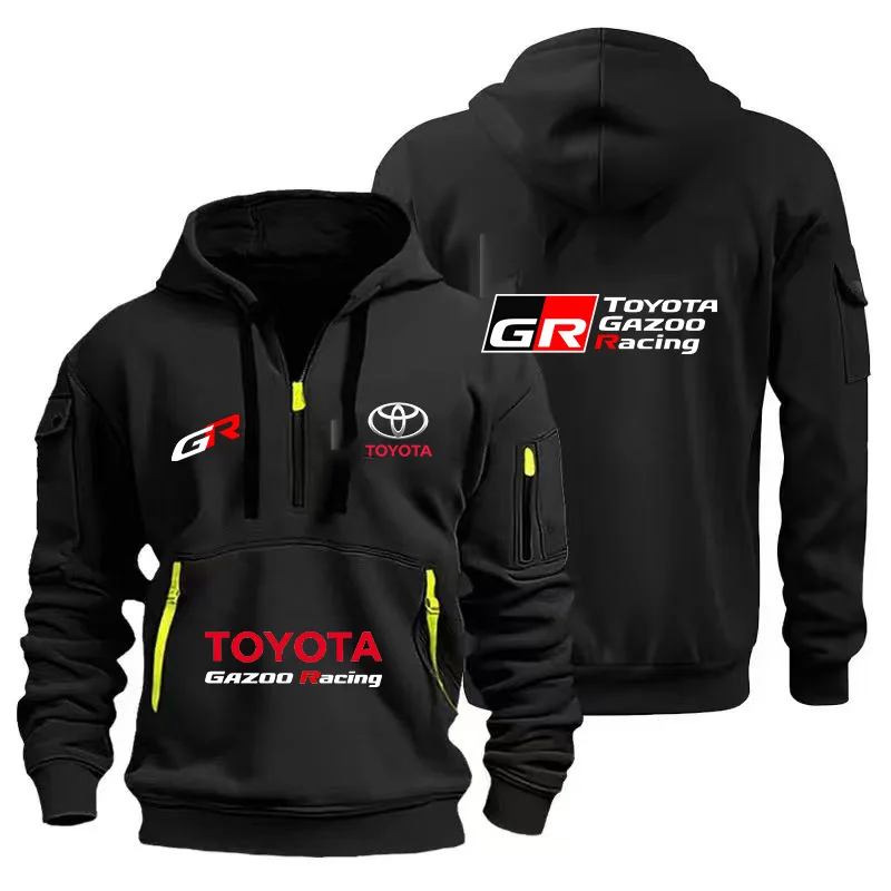 2026 Toyota GAZOO Racing Team Unisex Half-Zip Hooded Shirt Street