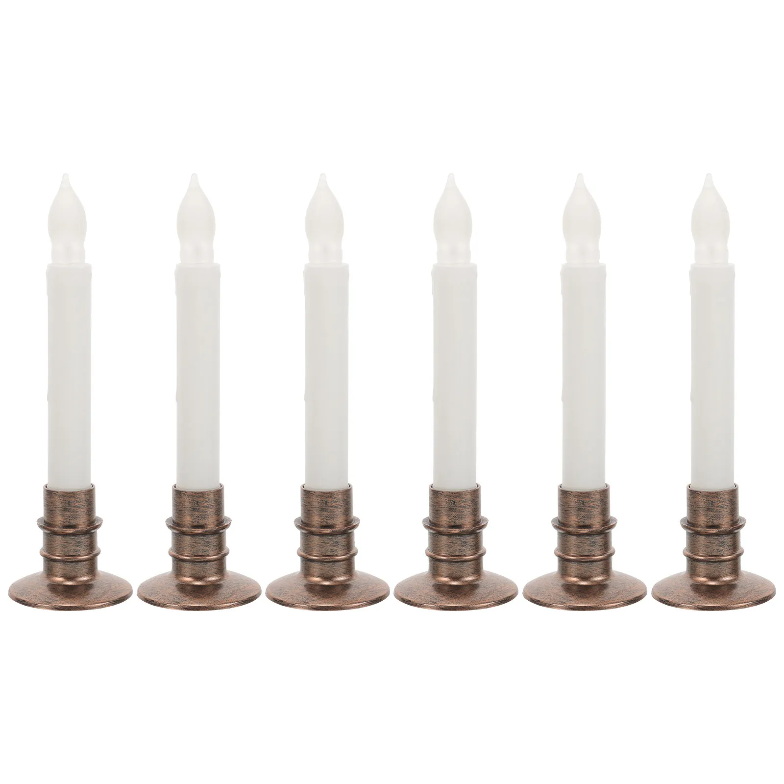 

Набор из 6 вращающихся светодиодных светильников на длинной ножке, беспламенные свечи, высокая яркость, декоративное освещение для вечеринок