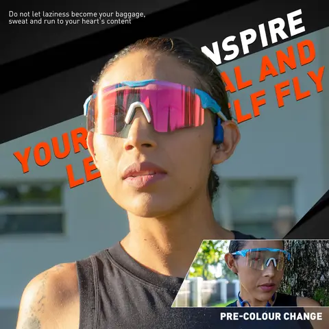 SCVCN Fotokromatiska Cykelglasögon Herr Dam Sport Solglasögon MTB Cykling Ridning Mode Körning Utomhus Fiske Löpning Glasögon 10 best sales cykelglasögon för racercyklar - №9