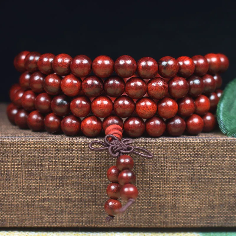 

Factory Price Wholesale Ivory Coast Pterocarpus Santalinus Kotan African pterocarpus santalinus108Beads Bracelet