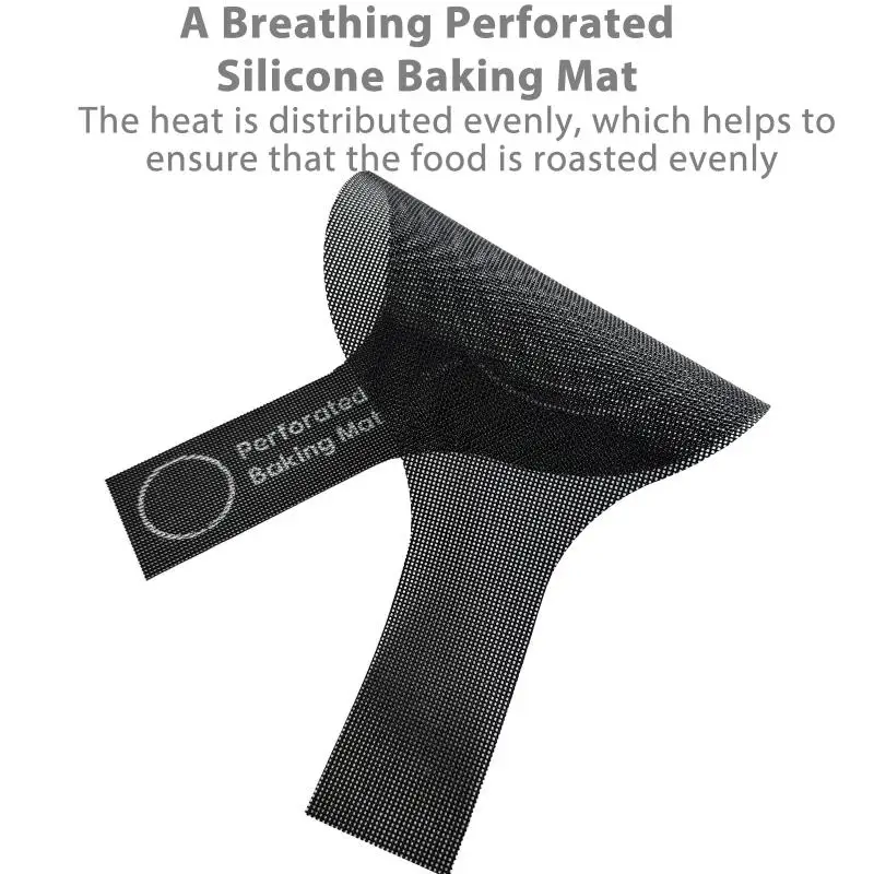 Perforated Silicone Bread Sling For Dutch Oven, With Long Handle, Nonstick & Reusable, Bread Baking Mat For Sourdough Transfer