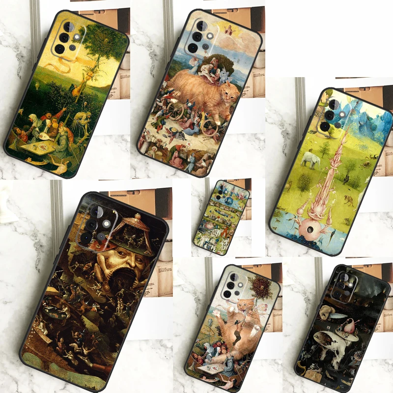 Hieronymus Bosch Art Painting Case For Samsung Galaxy A54 A34 A14 A15 A35 A55 A52 A32 A12 A51 A71 A33 A23 A13 A53 Coque