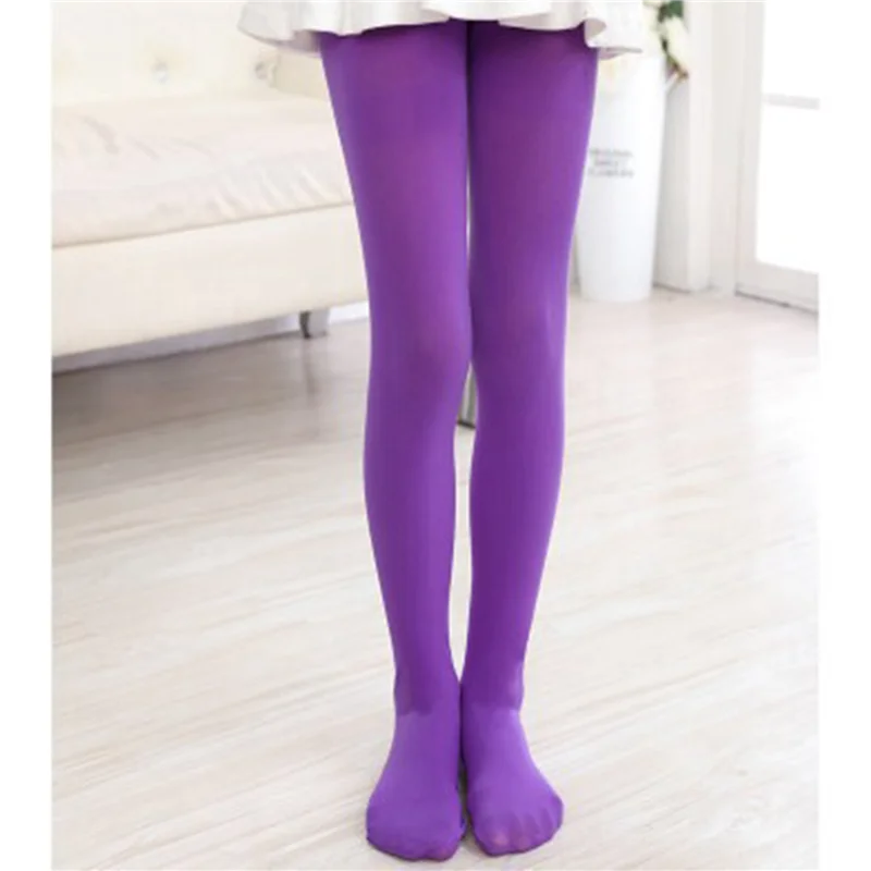 ABQR 2X collants de Ballet en velours blanc pour enfants filles chaussettes de danse chaussettes en microfibre Leggings de danse professionnels S