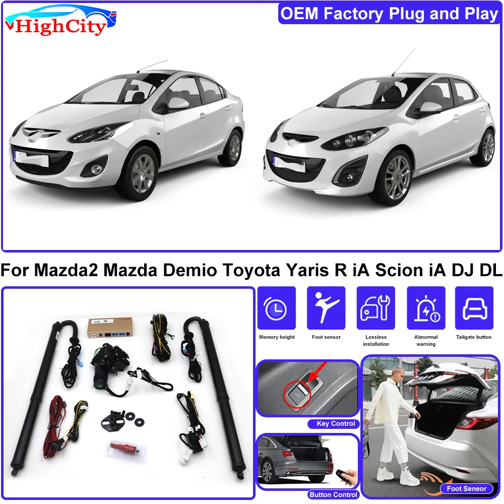 For Mazda2 Mazda Demio Toyota Yaris R iA Scion iA DJ DL OEM Kit Trunk Electric Tail Gate Lift Powered Tailgate Liftgate Smart