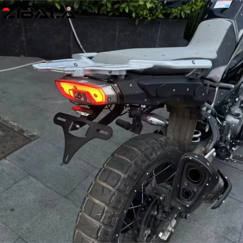 دراجة نارية لوحة ترخيص حامل قوس الخلفي الذيل مرتب الحاجز مزيل عدد دعم ل CFMOTO 450MT 2024-T45C