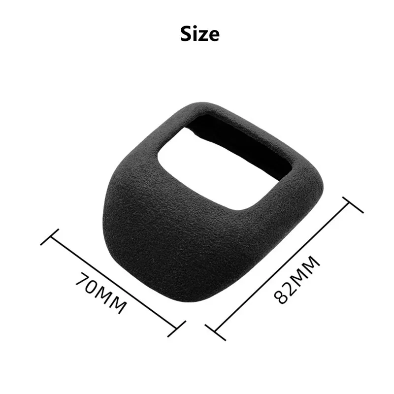 Suede Leather Car Gear Shift Knob Cover Car Gear Lever Handle Head For Nissan X-Trail Pathfinder Qashqai Car Inner Accessories view 4