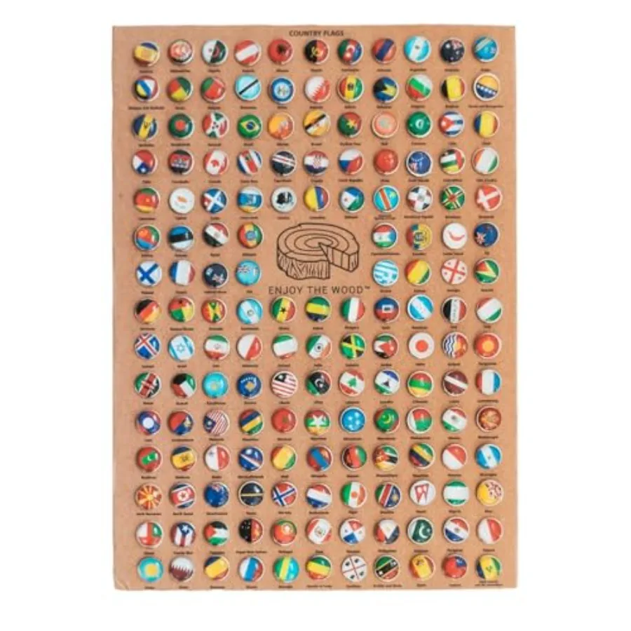

3D Wooden Word ap Wa Art - arge Trave ap with for Art Decor - Decorative ap of the Word for Hoe Office - Trave Wa Art Housewari