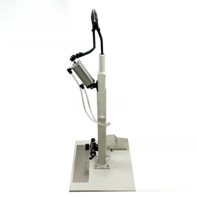 

Pneumatic shoe turning machine, flip shoe turning machine