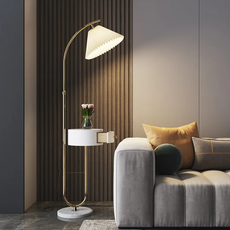 

Living room, floor lamp, bedroom, bedside, American, retro, light luxury, storage, ornament
