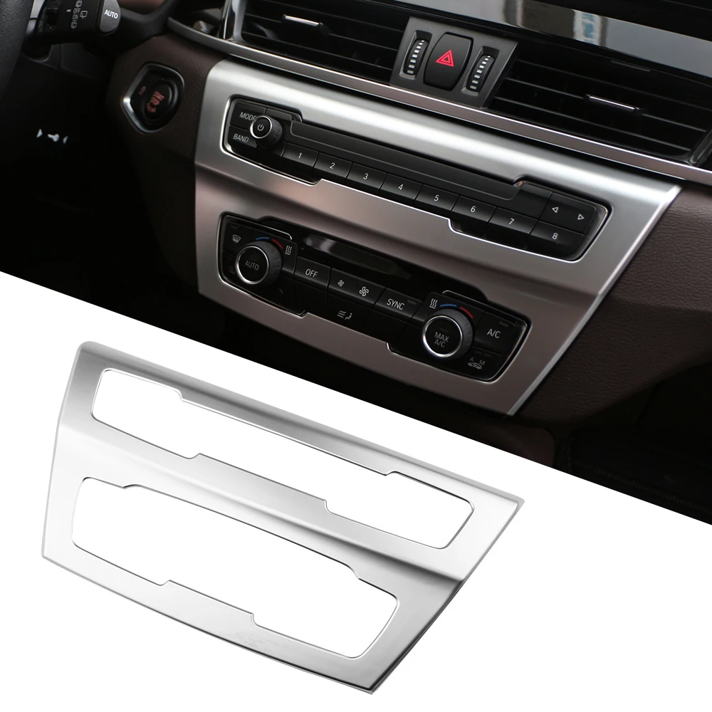 

1Piece ABS Air Conditioning Switch Protection Cover Trim Sticker Case for BMW X1 F48 2016 - 2022 Car Accessories