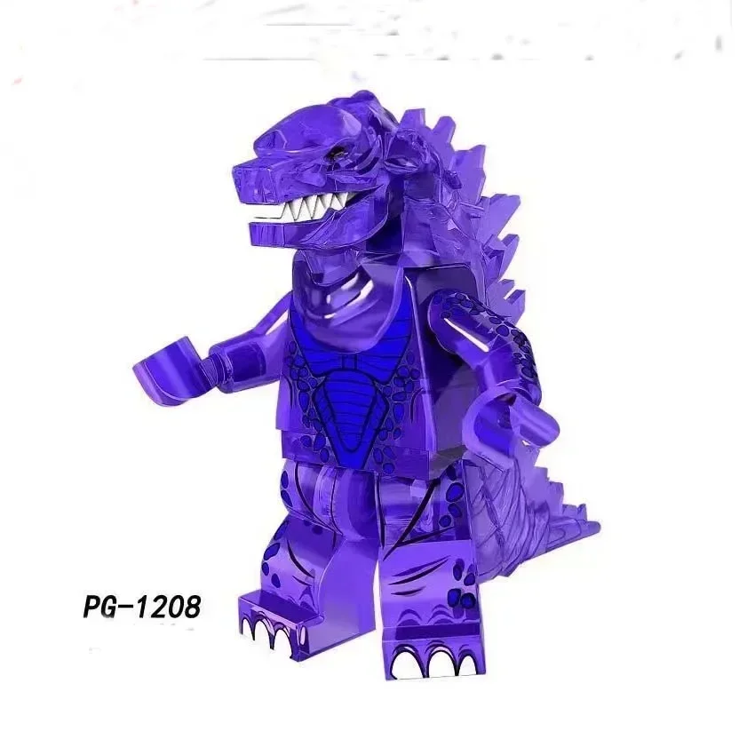 Nueva serie de películas Godzilla bloques Mini muñeca juguete para niños bloques de construcción Anime pasatiempos niño niñas colección regalos de cumpleaños Juguetes