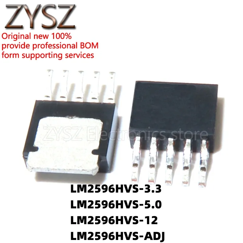 1PCS LM2596HVS-5.0V/3.3V/12V/ADJ chip TO-263-5 voltage regulator chip