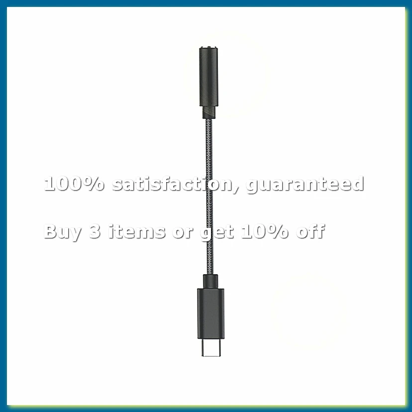 CX31993 HiFi Type C to 3.5mm Headphone Jack 16-32ohm 32b/384kHz PCM Digital Audio Converter Support MIC A-DTB3
