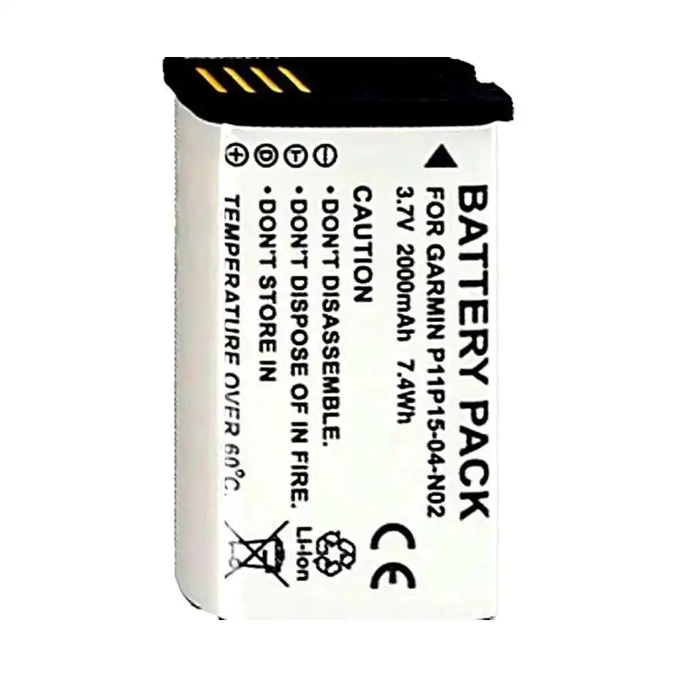 

Long-Lasting Performance For Garmin Montana 650 650T 600 Virb Gps 361-00053-00 2000mAh Gps Battery High-Capacity